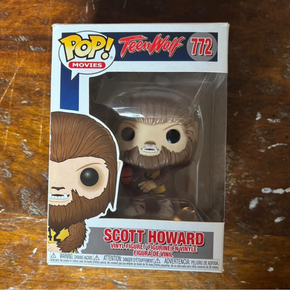 Funko Pop Movies Teen Wolf Scott Howard 772 Michael J Fox Retro Toy Collectible